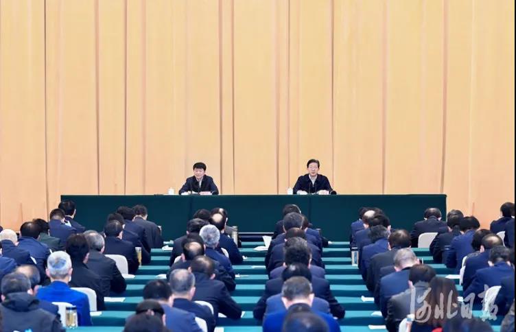 鲁平、张朝军副主委参加学习贯彻党的十九届五中全会精神中央宣讲团宣讲报告会(图1) 鲁平、张朝军副主委参加学习贯彻党的十九届五中全会精神中央宣讲团宣讲报告会(图1)