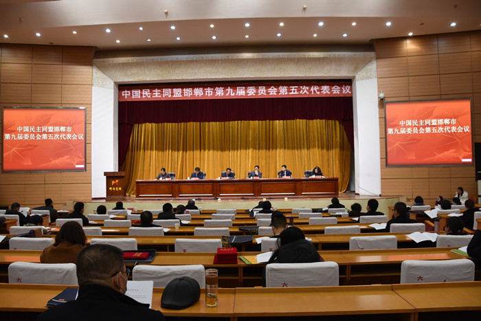 主席,民盟市委主委董卫出席会议并讲话,民盟市委副主委王爱军,温玉泉