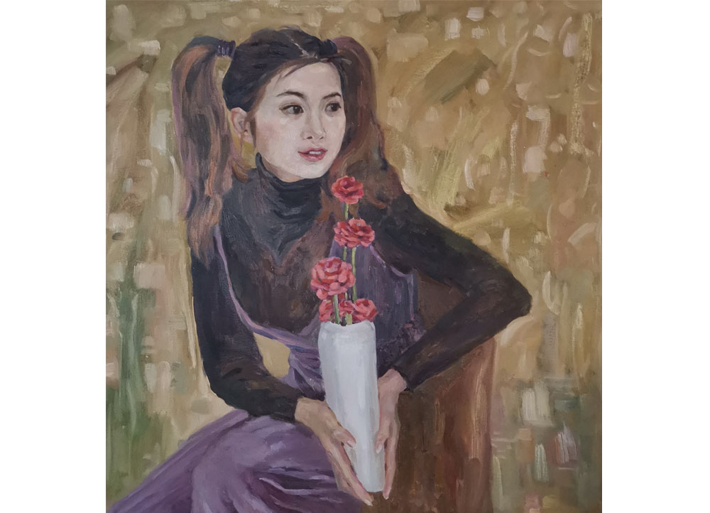 李红梅《春之歌》油画（邢台）