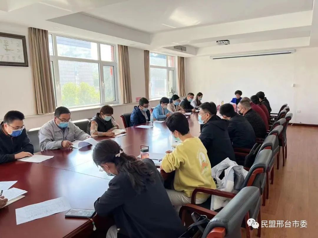 民盟邢台市委召开专题会议传达学习中共二十大报告(图2)