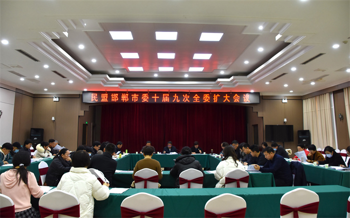 民盟邯郸市委召开十届九次全委扩大会议(图1)