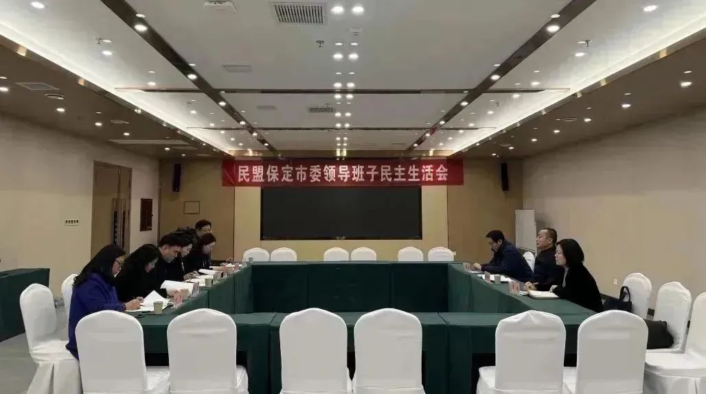 民盟保定市委召开2023年度领导班子“凝心铸魂强根基、团结奋进新征程”主题教育专题民主生活会(图1)