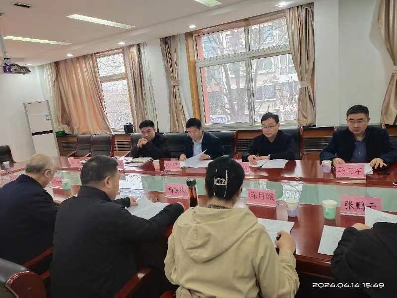 民盟河北省委专职副主委冯俊生带队来秦调研(图1)