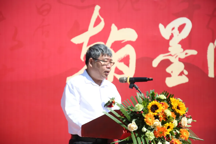 庆祝中华人民共和国成立75周年“翰墨同心，青竹筑梦”书画邀请展在衡水开幕(图2)