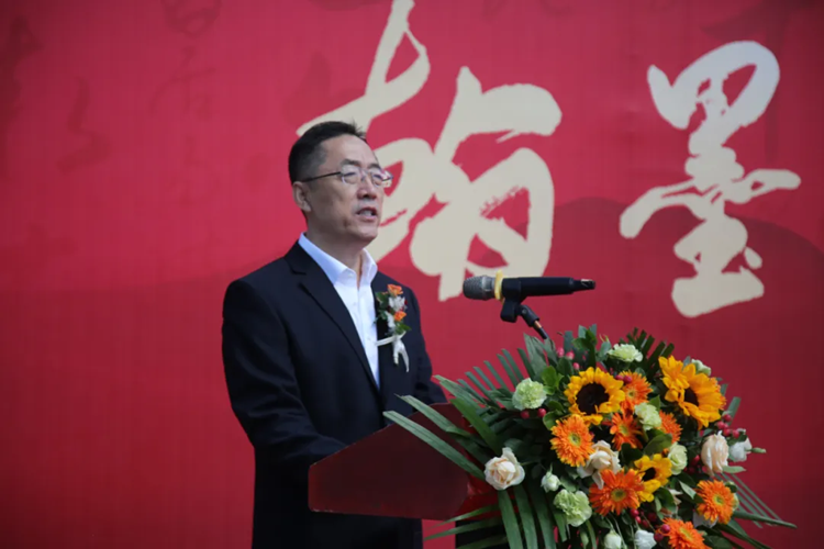 庆祝中华人民共和国成立75周年“翰墨同心，青竹筑梦”书画邀请展在衡水开幕(图4)