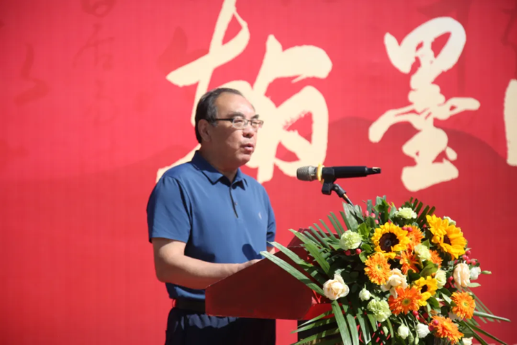 庆祝中华人民共和国成立75周年“翰墨同心，青竹筑梦”书画邀请展在衡水开幕(图5)