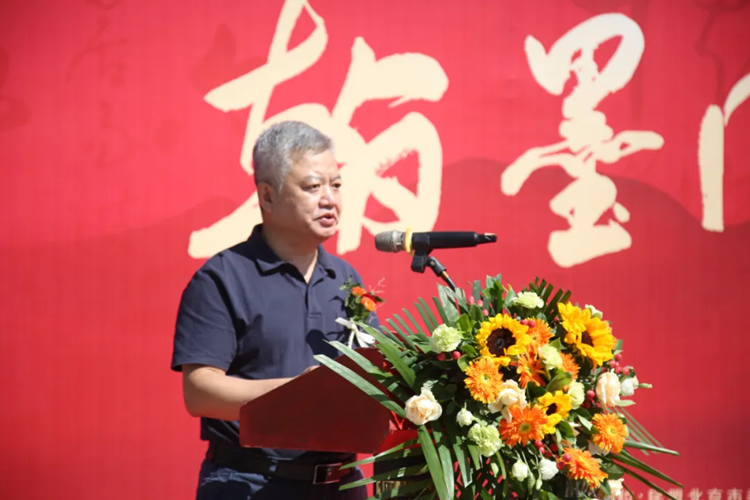 庆祝中华人民共和国成立75周年“翰墨同心，青竹筑梦”书画邀请展在衡水开幕(图6)