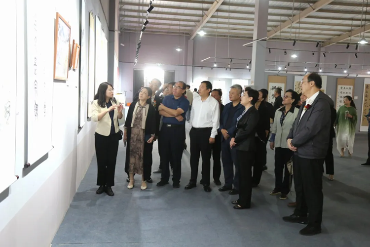庆祝中华人民共和国成立75周年“翰墨同心，青竹筑梦”书画邀请展在衡水开幕(图10)
