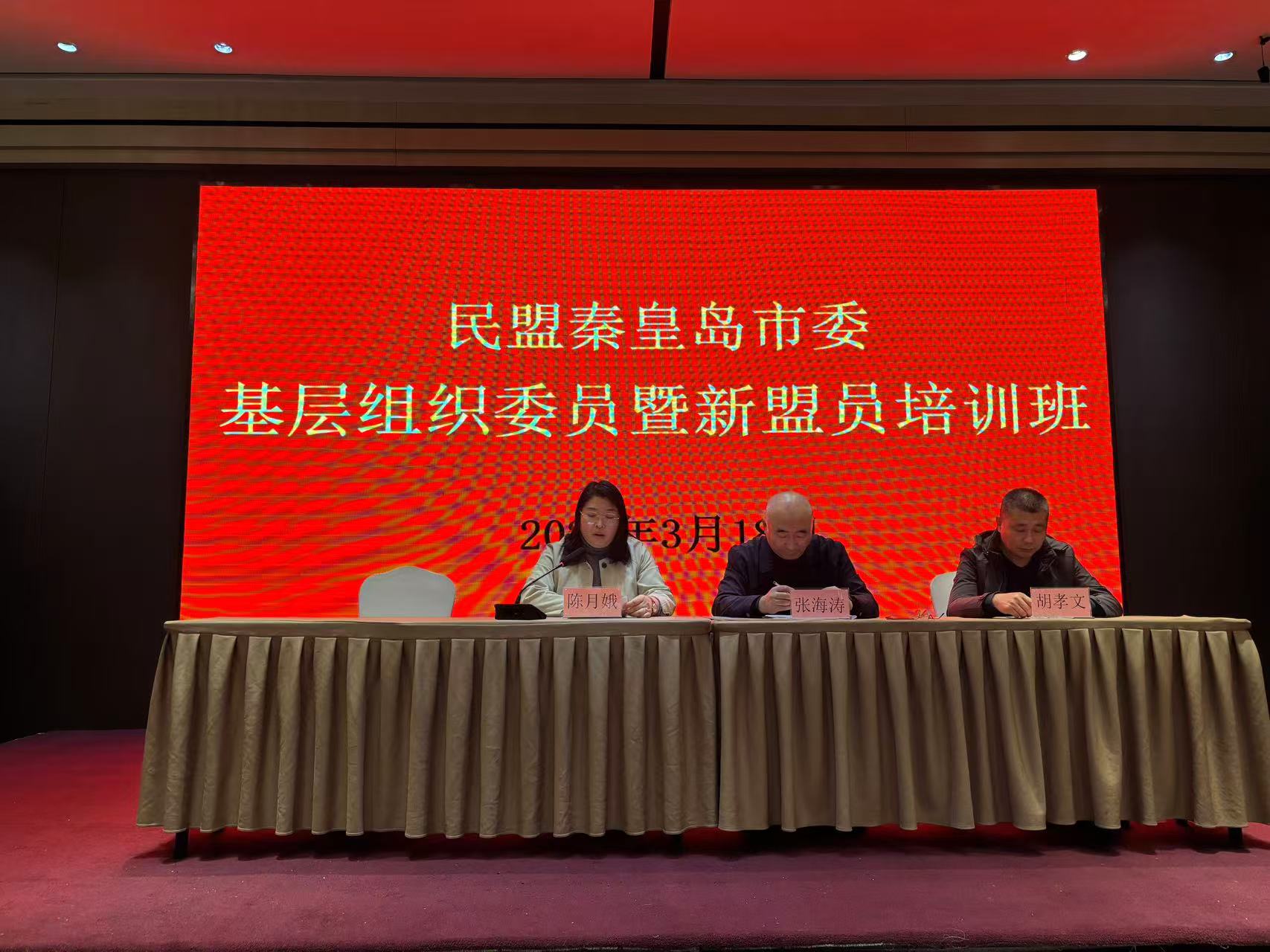 民盟秦皇岛市委举办基层组织委员暨新盟员培训班(图1) 民盟秦皇岛市委举办基层组织委员暨新盟员培训班(图1)