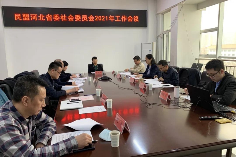 民盟河北省委社会委员会召开2021年工作会议(图1)