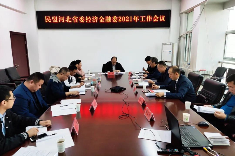 民盟河北省委经济金融委员会召开2021年工作会议(图1)
