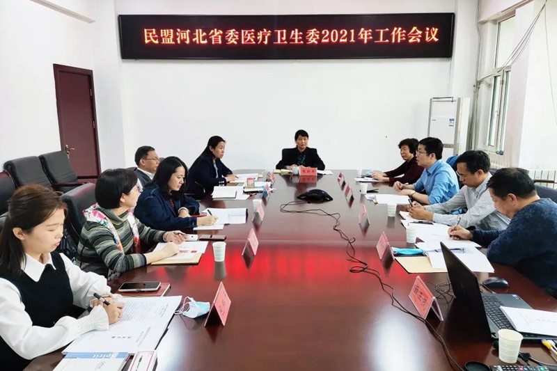 民盟河北省委医疗卫生委员会召开2021年工作会议(图1)