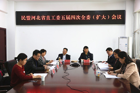 民盟河北省直工委召开五届四次全委（扩大）会议(图1)